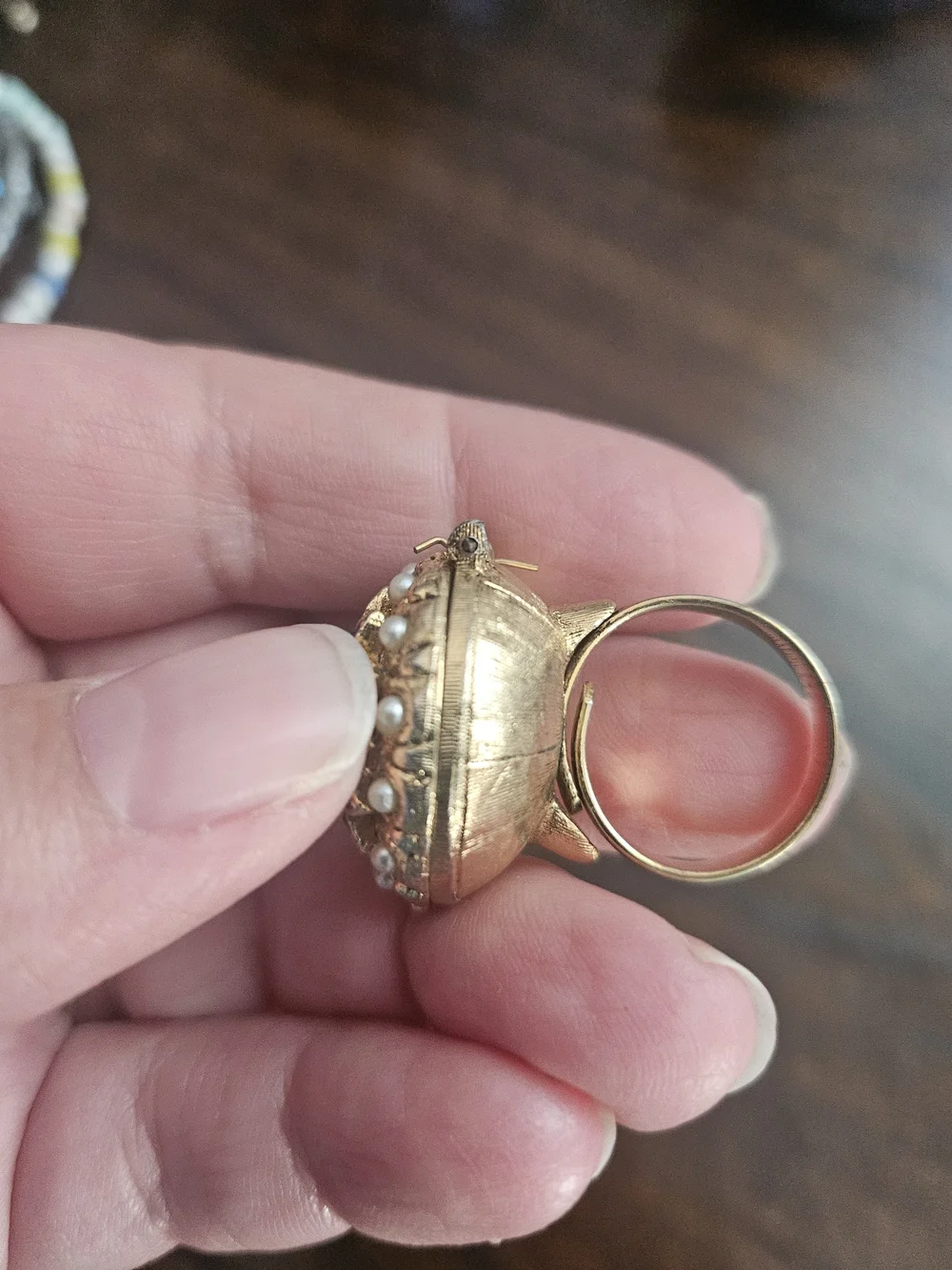 Boho Mixed Metal and Turquoise Statement Rings - Set of 4 - Picture 3 of 10